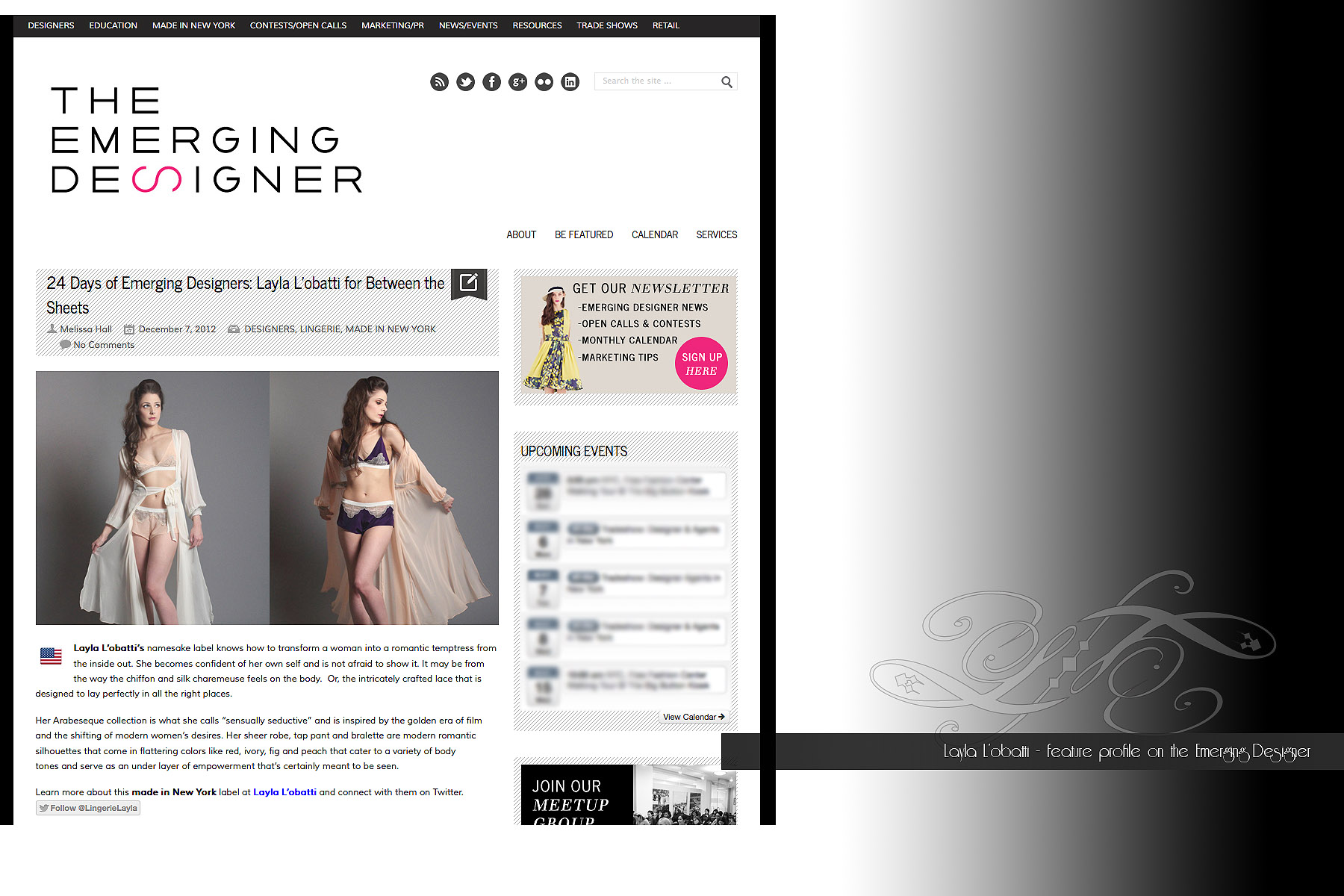 blog the Emerging Designer Layla L'obatti featured