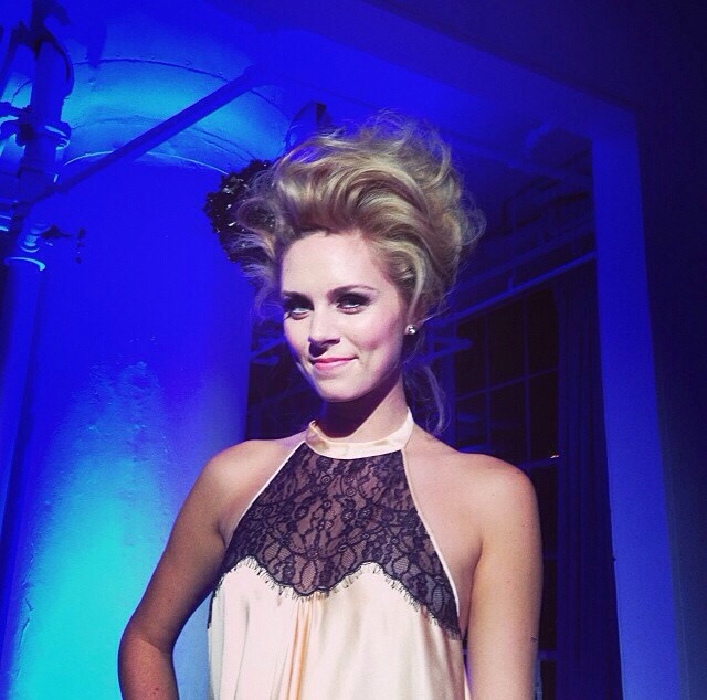 boudoir hair updo by adam livermore at oribe intercoiffeur 2013 welcome party