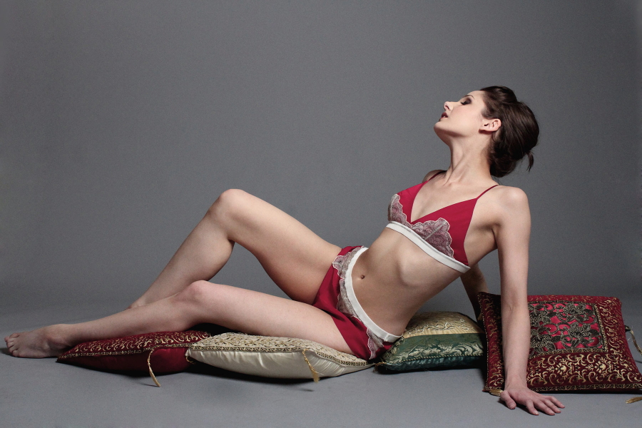 Arden Leigh in Specimens of Seduction by Layla L'obatti Arabesque Lingerie