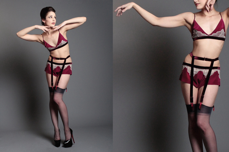 Arden Leigh in Specimens of Seduction by Layla L'obatti Arabesque Lingerie