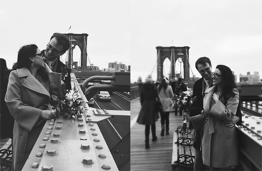 Layla & Josh wedding - founders of Between the Sheets NYC brooklyn bridge wedding day