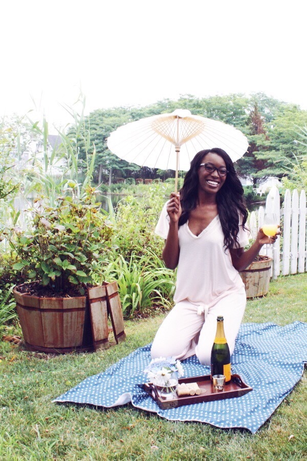 Daylight Savings fall back: a picnic can be fun whether indoors or out