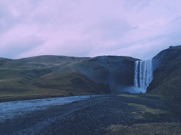 skogafoss on our way back from reynifsjara - between the sheets iceland travel tips
