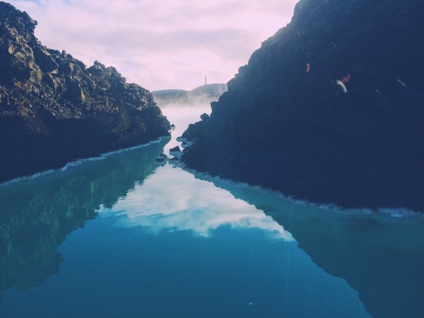 steam rising from blue lagoon - between the sheets iceland travel tips