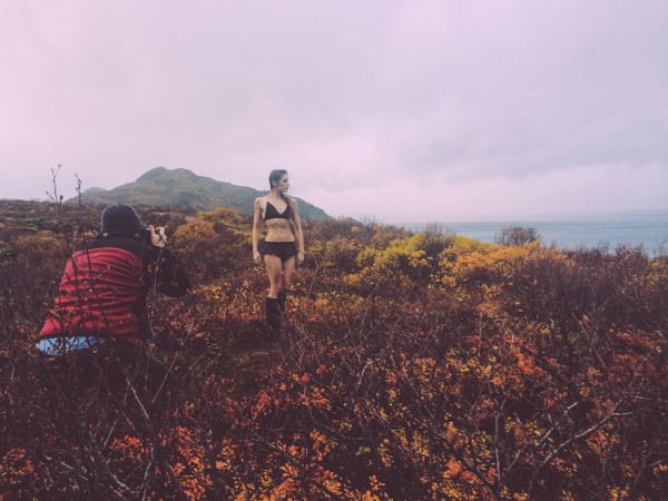 josh verleun & arden leigh shooting layla l'obatti designs in Pingvellir Iceland