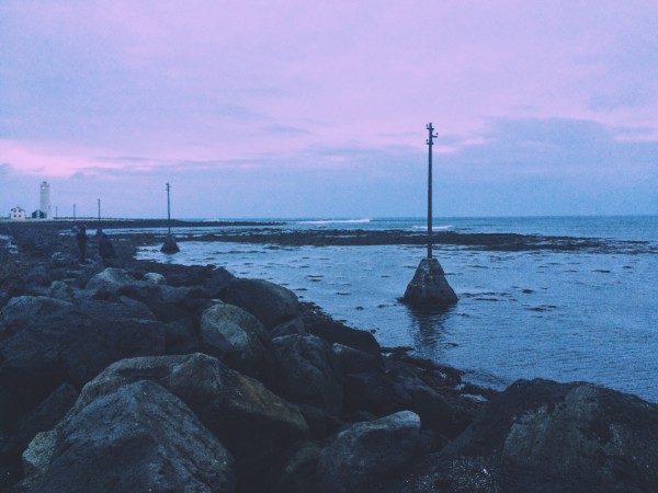 Reykjavik waterfront & lighthouse