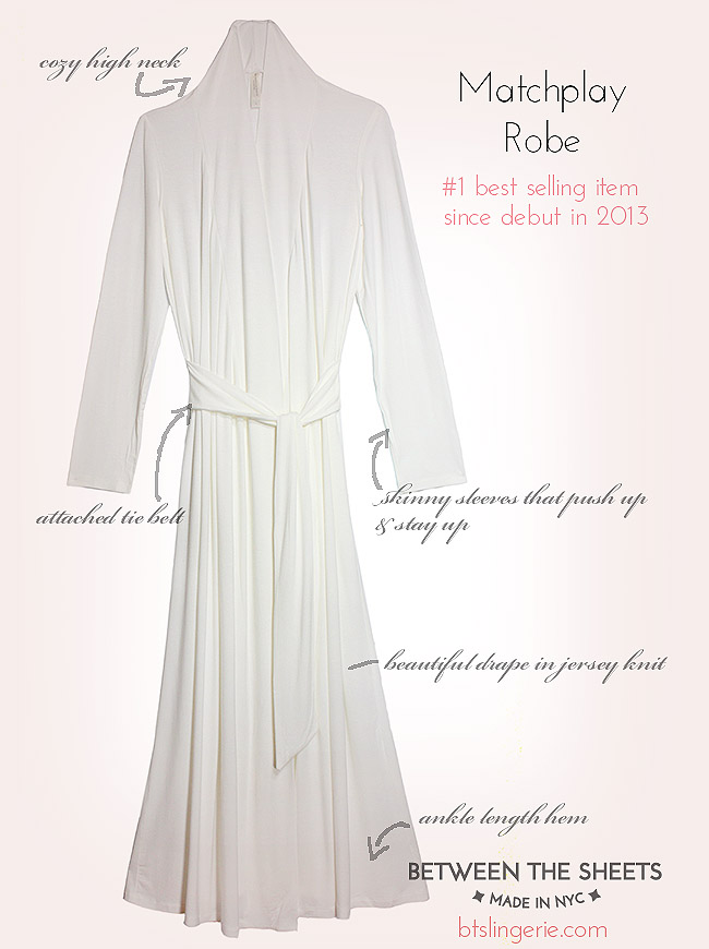 Our Matchplay Robe has been our best selling and most reviewed product.