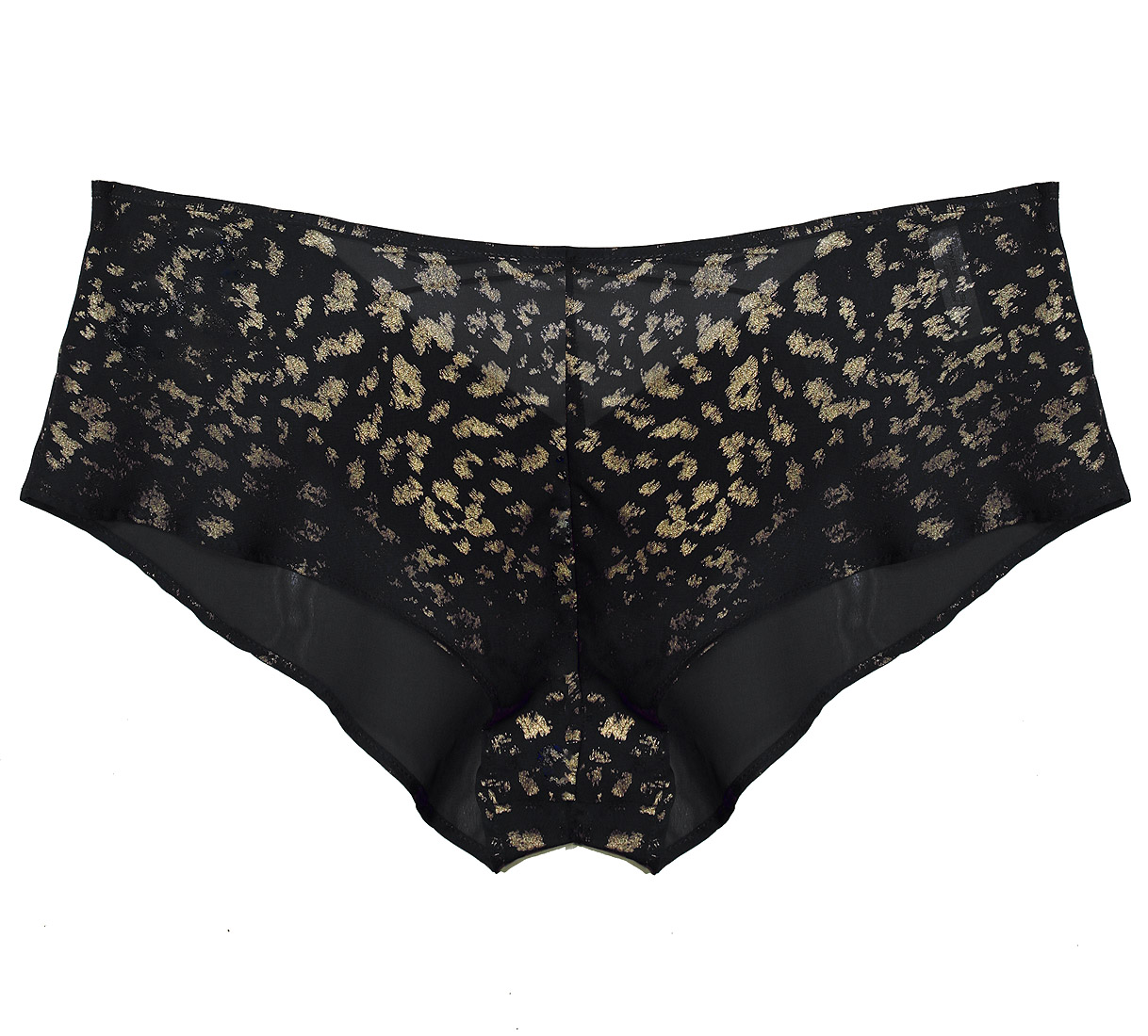 Leopard Play Babydoll | Gold Print Luxury Nightwear|  Designer Loungewear Chiffon | Between the Sheets Sleepwear