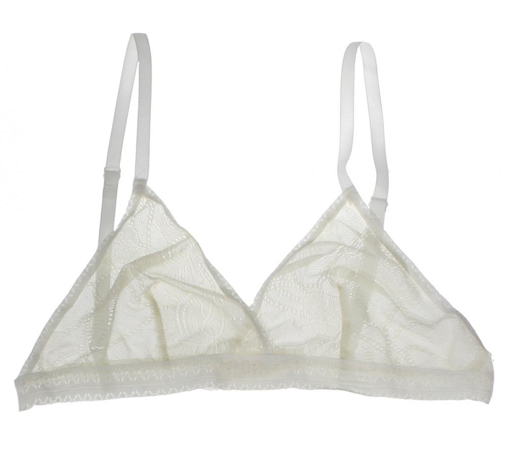 Petal Play Bralette in Vanilla | Luxurious Floral Lace Lingerie | Between the Sheets Fine Intimates