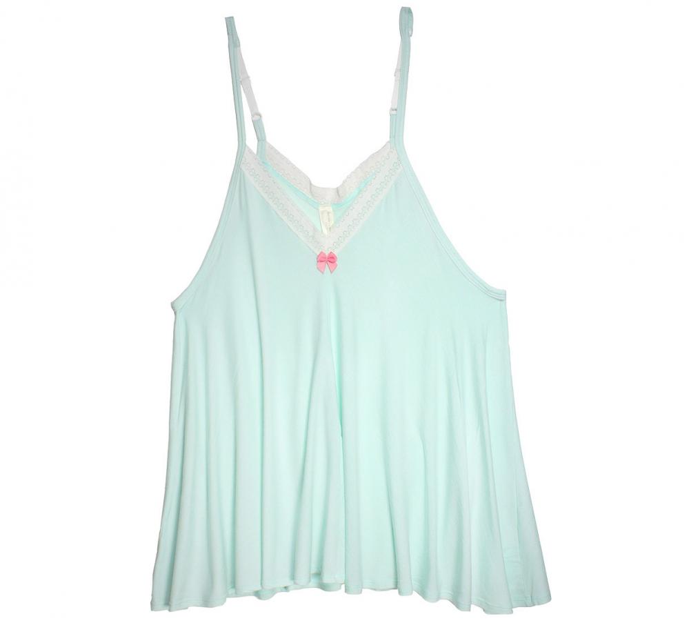  Babydoll Come Out & Play in Bamboo/Dawn | Mint Green/Seaglass modal trapeze chemise | Between the Sheets Collection