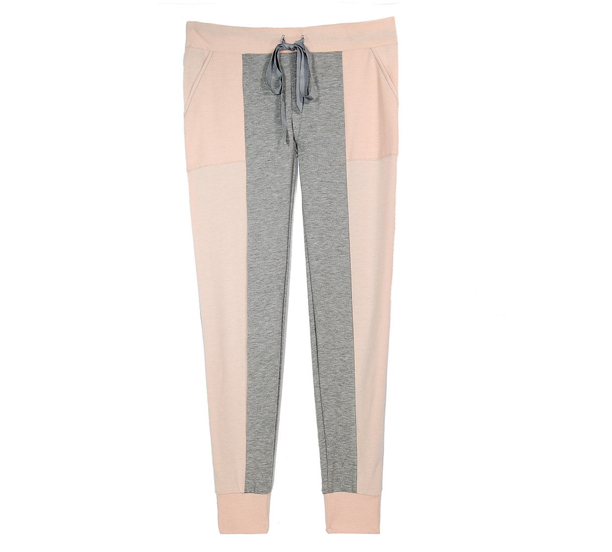 Make a Pass Heather Grey Pink Jogger | Color Blocked Warmups | Luxury Athleisure | Between the Sheets Loungewear