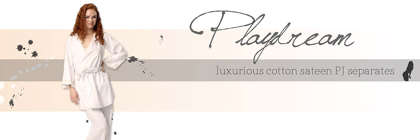 Playdream Pajama Separates | Luxurious Cotton Sateen Sleepwear | Between the Sheets Luxury PJs