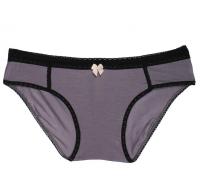Bikini Come Out & Play in Shade/Midnight | Warm Grey/ Purple modal underwear | Between the Sheets Collection