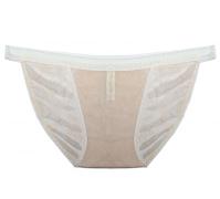 Petal Play Bikini in Peony | Luxurious Peach Lace Lingerie | Between the Sheets Fine Intimates 