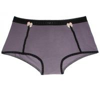 come out & play boyshort grey/black - between the sheets 