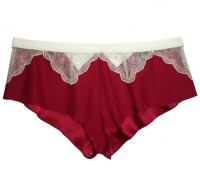 Arabesque tap pant ruby - Layla L'obatti Couture Silk Lingerie