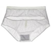 Petal Play Ouvert Hiwaist Knicker in Silver | Luxurious Floral Lace Lingerie | Between the Sheets Fine Intimates