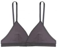 basic play bralette grey micromodal