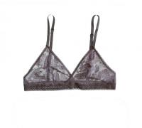 Birds of Play Bralette in Shade | Exclusive Feather Lace Designs | Between the Sheets