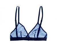 airplay bralette navy mesh