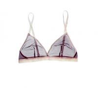 airplay bralette purple mesh