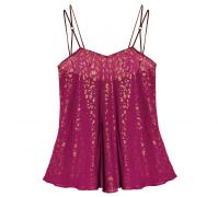 Leopard Play Babydoll | Gold Print Luxury Nightwear|  Designer Loungewear Chiffon | Between the Sheets Sleepwear