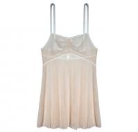  Petal Play Babydoll in Peony | Luxurious Peach Lace Lingerie | Between the Sheets Fine Intimates 