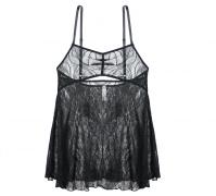  Petal Play Babydoll in Black | Luxurious Black Lace Lingerie | Between the Sheets Fine Intimates 