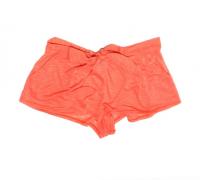 Frolic & Play Shortie in Sunset Coral - Between the Sheets Collection - Frolic & Play Loungewear | Chic Beach and Loungewear | Luxe Knit Loungewear | Fine Designer Loungewear |  Luxe Beachwear | Made in USA |  