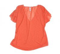 Dolman Tee in Sunset Coral - Between the Sheets Collection - Frolic & Play Loungewear | Chic Beach and Loungewear | Luxe Knit Loungewear | Fine Designer Loungewear |  Luxe Beachwear | Made in USA |  