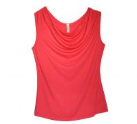 Matchplay Coral Cowlneck Tank | Luxury Loungewear | Designer Lounge-wear | Between the Sheets Sleepwear