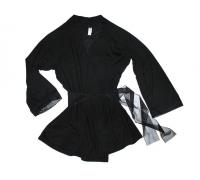  Playdate  Robe in Midnight | Luxury Modal Silk Nightwear | Luxe Designer Loungewear | Between the Sheets 