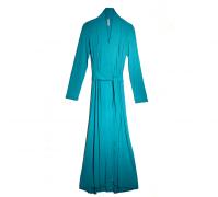 Matchplay Marine Long Luxury Knit Robe | Luxury Loungewear | Designer Robe | Between the Sheets Sleepwear