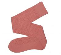Coral Pointelle Over-the-Knee socks  | Crochet Pointelle Socks | Playful Sophisticated Legwear at Between the Sheets