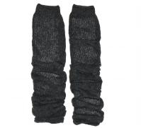 Dark Grey Luxury Knit Leg Warmer | Playful Sophisticated Footwear & Legwear at Between the Sheets