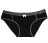 Bikini Come Out & Play in Midnight/Shade | Black modal underwear | Between the Sheets Collection Image