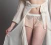 Arabesque Lotus chiffon & Lace Ouvert Tap Pant | Couture Silk & Lace Lingerie | Layla L'obatti Specimens of Seduction 4