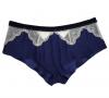 Arabesque Lagoon charmeuse & Lace Ouvert Tap Pant | Couture Silk & Lace Lingerie | Layla L'obatti Specimens of Seduction Image
