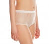 Petal Play Ouvert Hiwaist Knicker in Peony | Luxurious Peach Lace Lingerie | Between the Sheets Fine Intimates 6