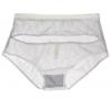 Petal Play Ouvert Hiwaist Knicker in Silver | Luxurious Floral Lace Lingerie | Between the Sheets Fine Intimates Image