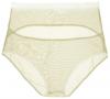 Airplay Ouvert Hiwaist Knicker in Vanilla | Luxurious Sheer Mesh Lingerie | Between the Sheets Designer Intimates Image