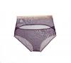 Airplay Sheer Ouvert Hiwaist Knicker in Wine | Luxurious Sheer Mesh Lingerie | Between the Sheets Designer Intimates Image