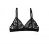 Birds of Play Bralette in Midnight | Exclusive Feather Lace Designs | Between the Sheets Image