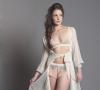 Arabesque Lotus chiffon & Lace Ouvert Tap Pant | Couture Silk & Lace Lingerie | Layla L'obatti Specimens of Seduction 3