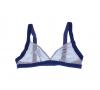 Arabesque Microfiber Bralette w/Stretch Velvet Waistband-  Layla L'obatti for Between the Sheets | Luxury Designer Lingerie | Luxe Designer Loungewear and Sleepwear | Couture Silk and Lace Lingerie | Made in USA Image