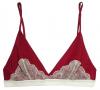 Arabesque Ruby Satin & Lace Soft Bralette | Couture Silk & Lace Lingerie | Layla L'obatti Specimens of Seduction Image