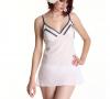 Babydoll in White - Play a Spell by Between the Sheets Collection | Luxurious Cotton Sleepwear | Luxury Designer Sleepwear | Luxe Cotton Lounge Separates | Made in USA 3