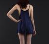 Babydoll Come Out & Play in Dusk/Midnight | Deep Blue/ Lapis  modal trapeze chemise | Between the Sheets Collection 4