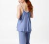 Venus in Play Babydoll in Olympian Blue | Jersey knit Luxury Nightwear | Between the Sheets Loungewear 4
