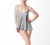 Venus in Play Babydoll in Heather Grey | Jersey knit Luxury Nightwear | Between the Sheets Loungewear 3